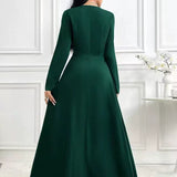 Barbara | Asymetryczna Tunika Maxi Sukienka