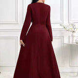 Barbara | Asymetryczna Tunika Maxi Sukienka